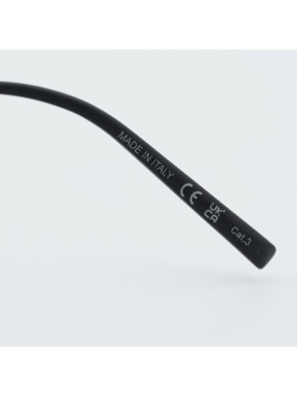 Saint Laurent SL536 001 Sunglasses Black Rimless Shield Frame, Black Lenses - Picture 4 of 10